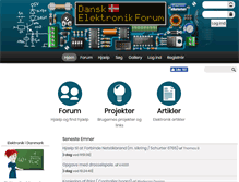 Tablet Screenshot of elektronik-forum.dk